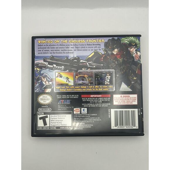 Super Robot Taisen OG Saga: Endless Frontier Soundtrack Bundle Nintendo DS CIB